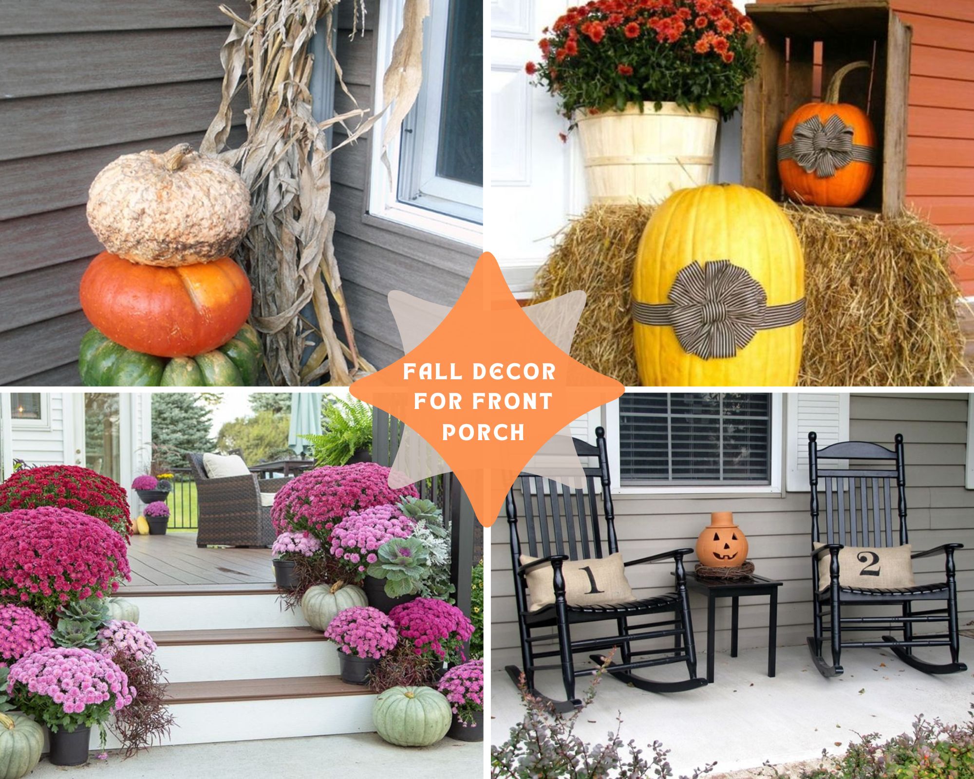 Amazing! These 12 Wonderful Fall Decor for Front Porch You Have To Try